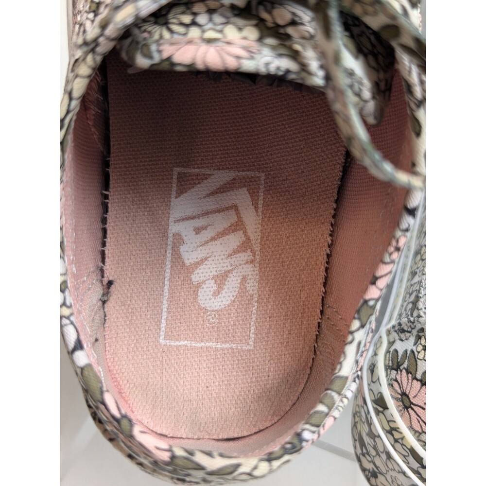 Vans Women’s Authentic All Over Print Mono Floral Low Top Sneaker Shoes Size 7 - Picture 7 of 9